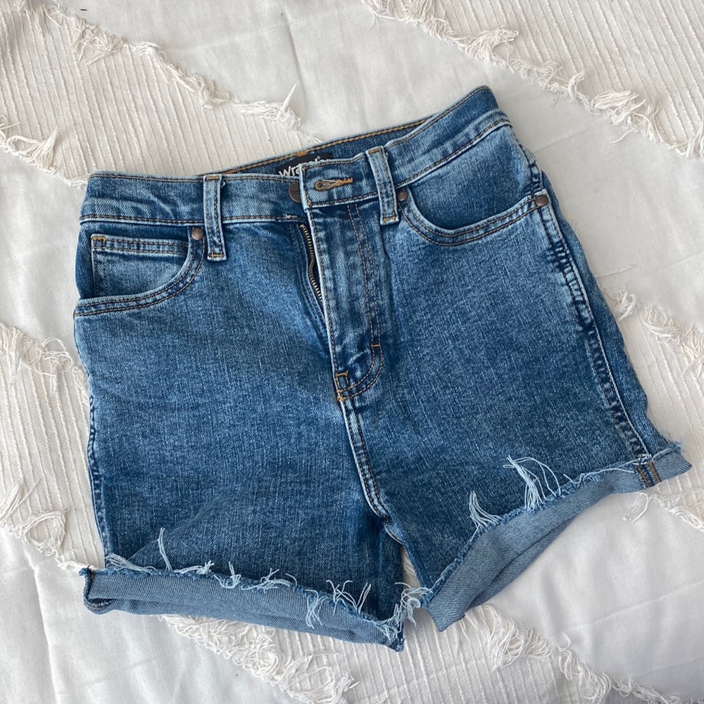 Wrangler High Waisted Jean Shorts